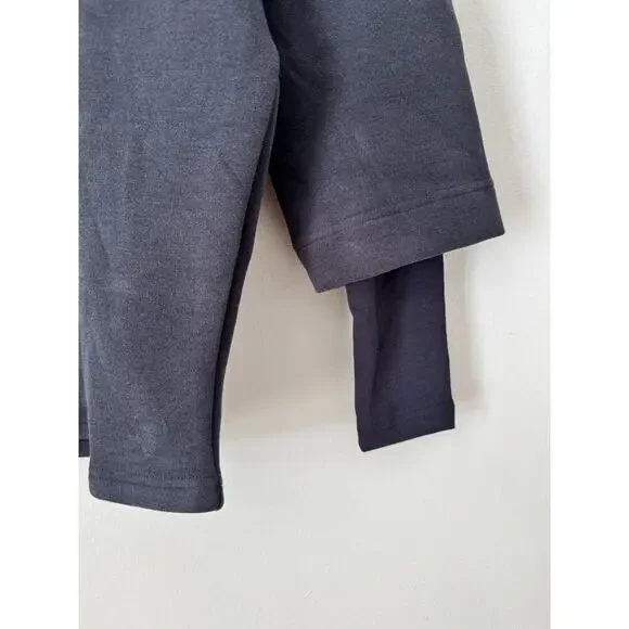 NWT OGL FuzzLuxe Mockneck Sleeve Warmer Top Black Women’s Size Medium - Picture 6 of 7